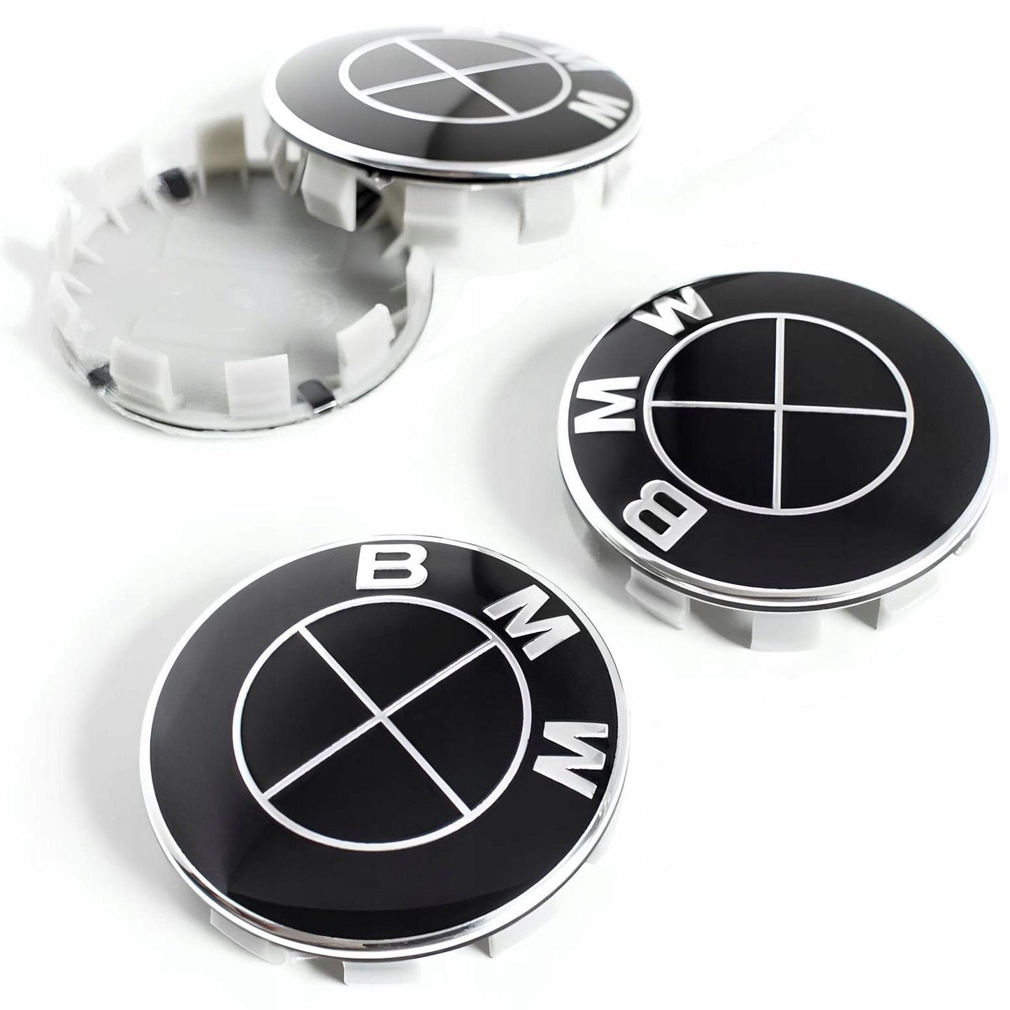 Dekielki BMW do Felg - 68 mm - Czarne - 4szt.