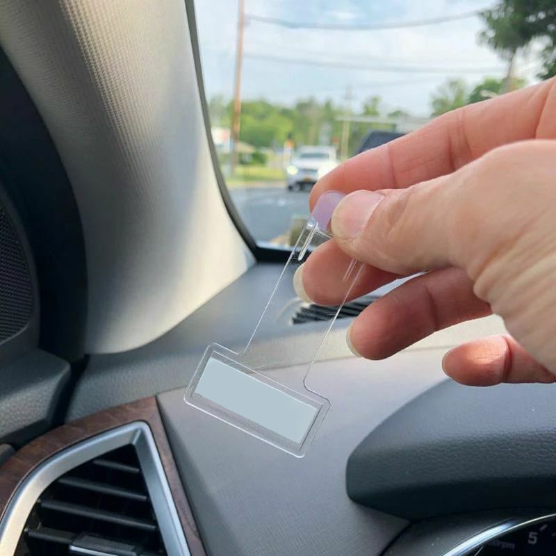 Uchwyt Klips na Szybę - na Bilet Parkingowy