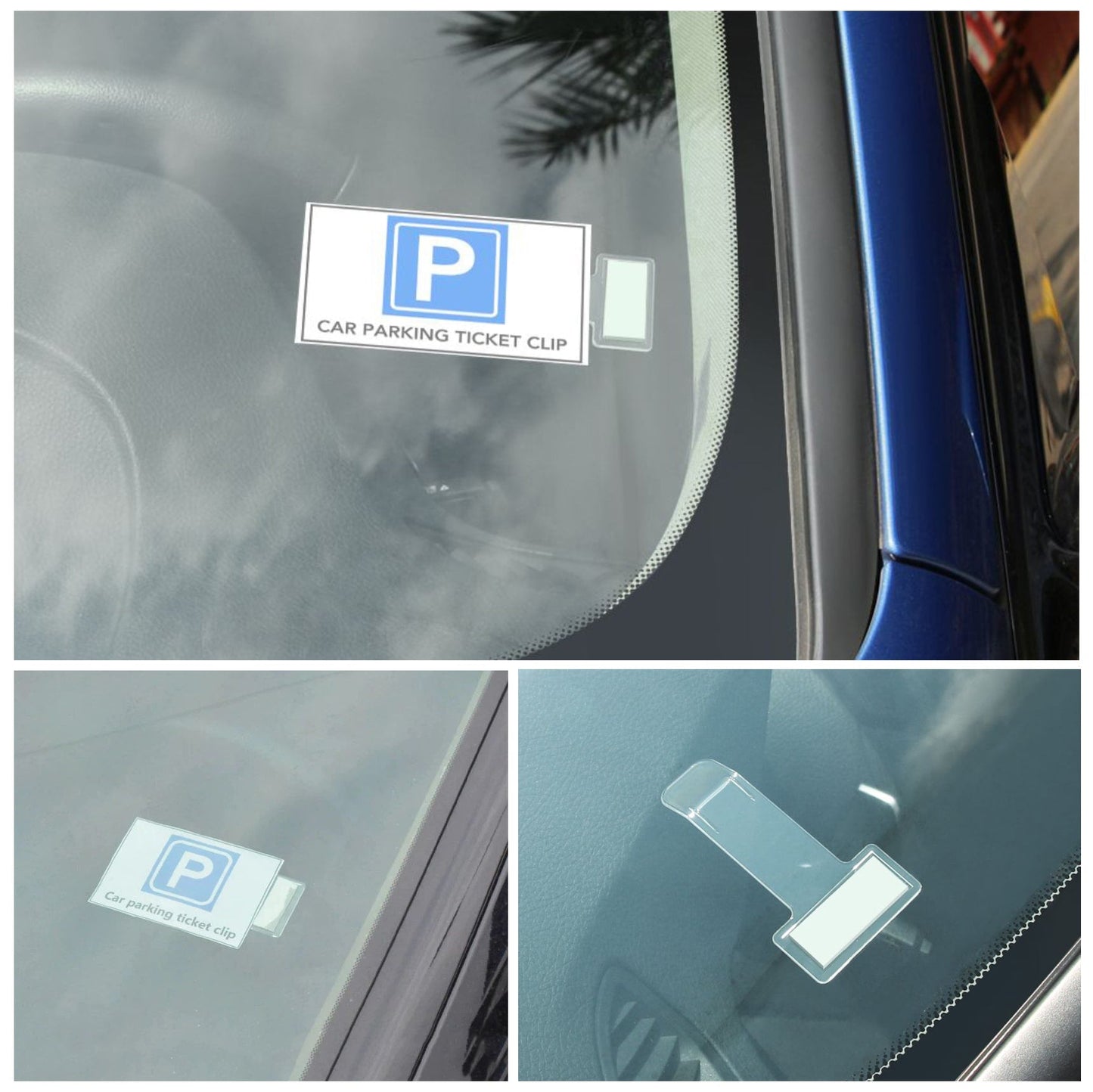 Uchwyt Klips na Szybę - na Bilet Parkingowy